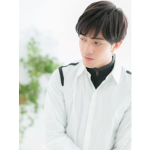 抜け感ランダムパーマ×ニュアンスカラー