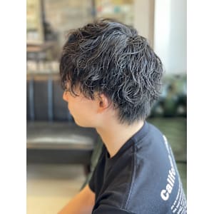 波巻き/スパイラルパーマ/メンズ/高橋