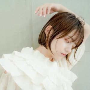 ナチュラルで上質な透け感ボブ