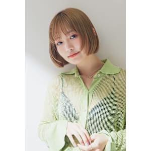 切りっぱなし/ベージュカラー