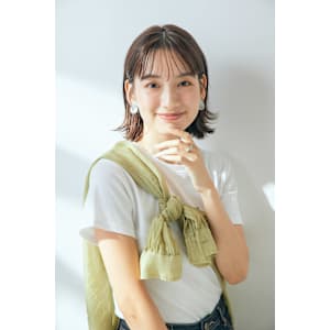 前髪シースルーボブ