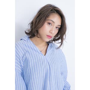 外国人風☆ヌーディボブ