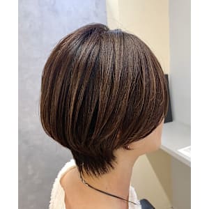 お手入れ楽チン♪くびれショート - :ideal心斎橋店 ～髪質改善・白髪染め・ヘッドスパ～【アイディール  シンサイバシテン】掲載中