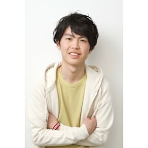 パーマを活かしたショートミディアム