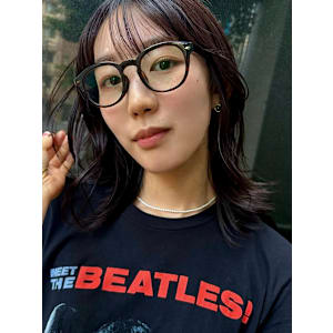 【 外ハネミディアム × ラベンダーブラウン 】 浅野美紀