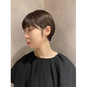 マッシュショート×大人可愛いヘア×前髪あり×20代30代