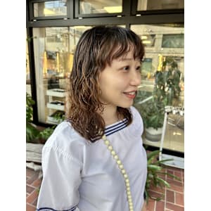 【ゆき】レイヤーパーマ　ウルフパーマ　ニュアンスパーマ