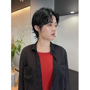 【ハクラ】ハンサムショート ハンサムウルフ ウルフパーマ