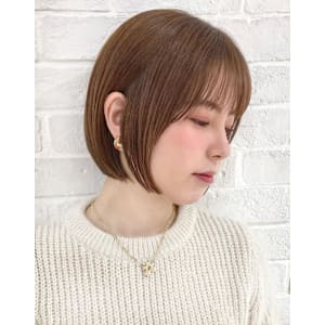 ボブ/ミニボブ/ナチュラル/髪質改善[stylist竹田]