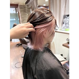 ピンクインナーカラー