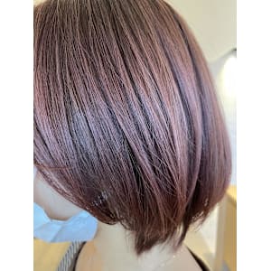 ツヤ髪ピンクブラウンカラー/Kurumi