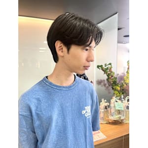 【ハクラ】ハンサムショート メンズ カルマパーマ