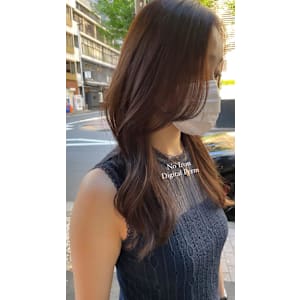 大人のコテ巻き風デジタルパーマ