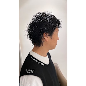 上杉柊平風マッシュパーマ