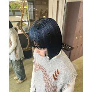 ルーツカラー ブルー×ブラック