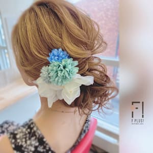 hairmake&nail F PLUS！× 浴衣ヘア - hairmake&nail F PLUS！【ヘアーメイクアンドネイル エフプラス】掲載中