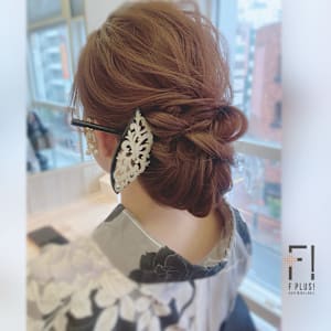 hairmake&nail F PLUS！× 浴衣ヘア