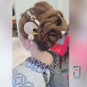 hairmake&nail F PLUS！× 浴衣ヘア