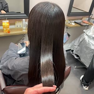デザインカット＋髪質改善ストレート