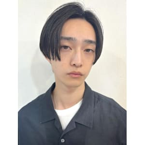 ダウンパーマ/センターパート/ショート[メンズカット竹田]