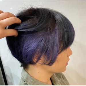 ブルーパープル×インナーカラー