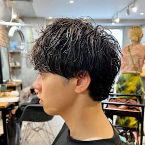 ナチュラルマッシュ/ニュアンスパーマ