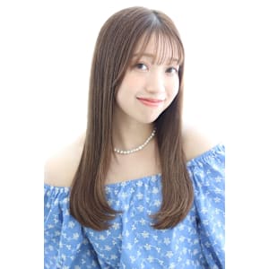 レイヤーカット×オリーブベージュ20代30代40代