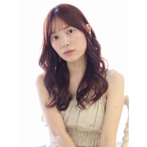 コテ巻き風パーマ/レイヤーカット/20代30代40代