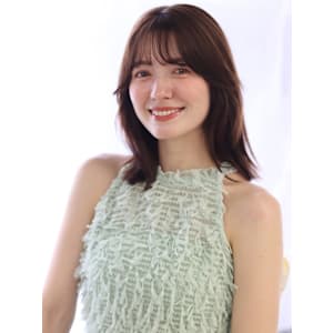 オリーブベージュ/おくれ毛/くびれヘア/20代30代40代