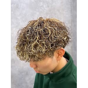 メンズカット×ツイスパor波巻きパーマ