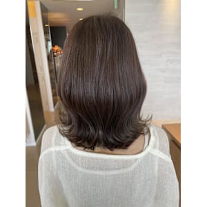 ココアブラウンカラー×ゆるふわカール/Kurumi