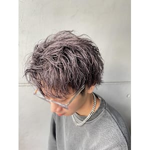 シルバーグレージュ/グレーカラー/ハイトーンカラー/ブリーチ