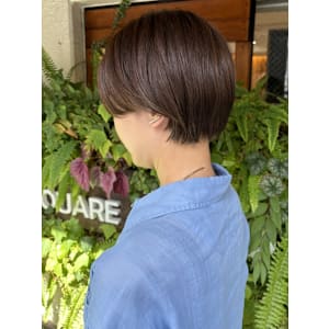 大人ショート　ブラウンベージュ　30代40代