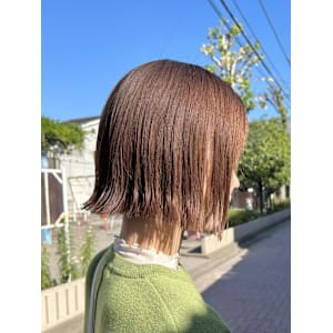 切りっぱなしボブ♪