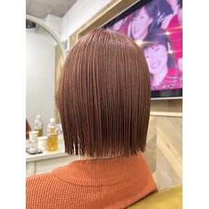 切りっぱなしボブ×オレンジショコラ♪