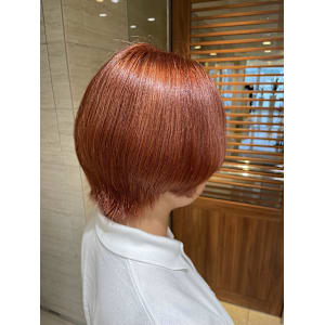 コーラルオレンジ×ショートウルフ/Kurumi