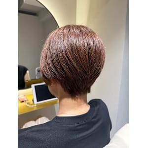 ナチュラルブラウン×ショートボブ 『銀座/個室』