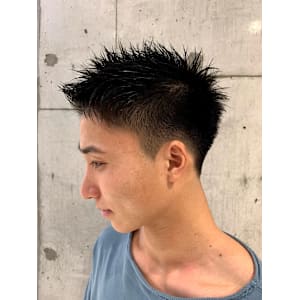 メンズ　ベリーショート