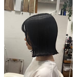 切りっぱなしボブ