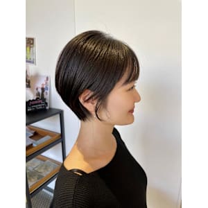 大人女性　丸みショート☆小林