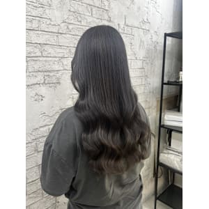 	大人可愛い大人美人くすみカラーアッシュグレージュからー