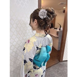 着付け、ヘアセット