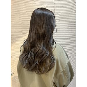 【MICHI refre福光柚香里】ブリーチ有アッシュグレー