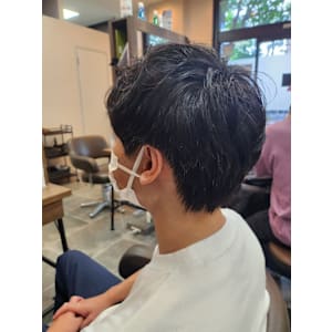 メンズカット/パーマ/グレイカラー/鎌取駅/韓国風/白髪染め