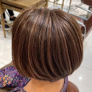 白髪ぼかし/白髪染め/ハイライト/グレイカラー/髪質改善