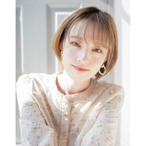 ★小顔似合わせカットうる艶髪美髪ナチュラルショートアッシュ夏