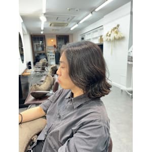 メンズボブ/メンズパーマ/メンズカット/カルマパーマ/元町