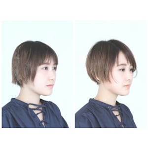 ステップボーンカットボブスタイル