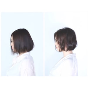 ステップボーンカットボブスタイル