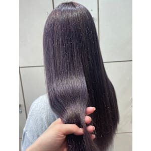 ラベンダーカラーダブルカラーロング×小野ふゆり